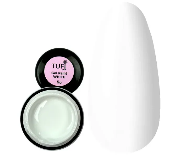 Гель-фарба Tufi Profi White - біла, 5 г (0077989)