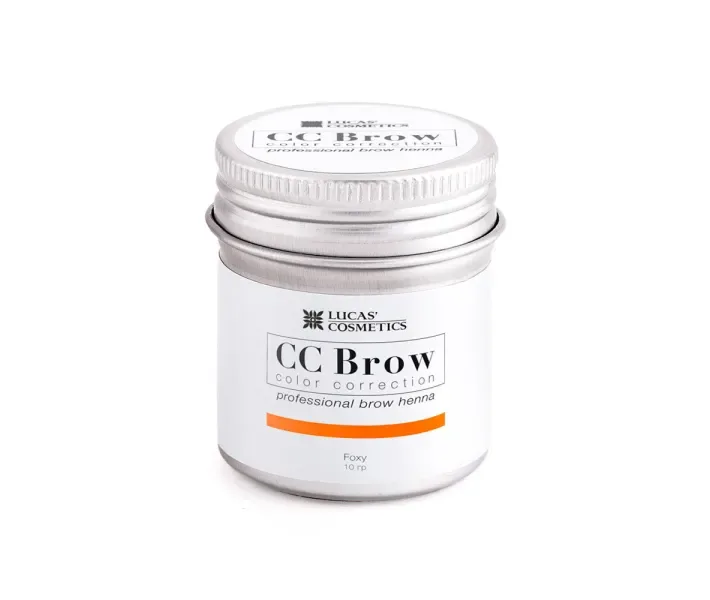 Хна для брів в баночці Lucas CC Brow - рудий, 5 г, шт. (0082604)
