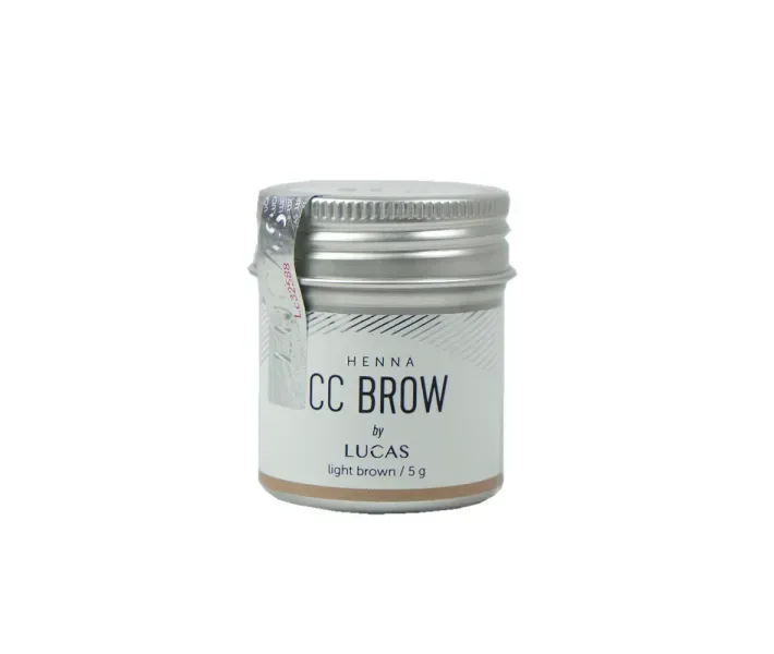 Хна для брів в баночці Lucas CC Brow - світло-коричневий