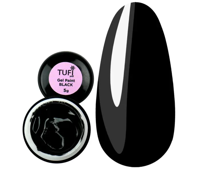 Гель-фарба Tufi Profi Black - чорна, 5 г (0077990)