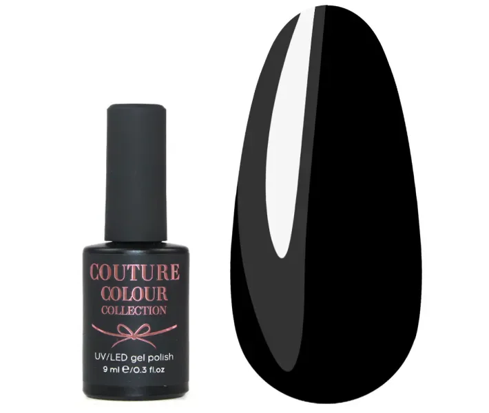 Гель-лак Couture colour №036 - чорний, 9 мл (0076792)