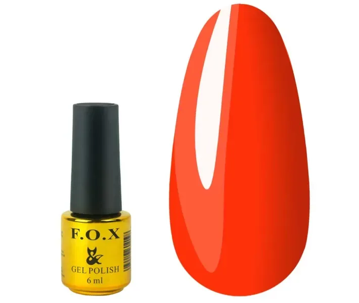 Гель-лак FOX Pigment №003 - кислотно-оранжевий, 6 мл (0056391)