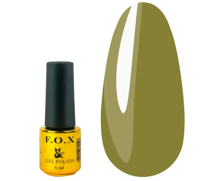 Гель-лак FOX Pigment №186 - оливковий, 6 мл (0068906)