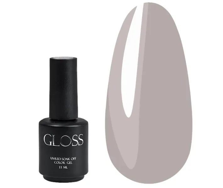 Гель-лак Gloss №102 - сірий, 11 мл (0073170)