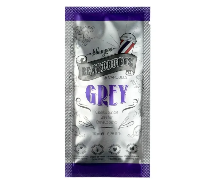 Шампунь Beardburys Grey Shampoo оттеночный для белых и седых волос, 10 мл (0093825)
