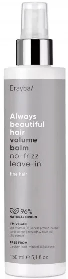 Незмивний бальзам для об'єму волосся - Erayba ABH Volume Balm No-frizz Leave-In