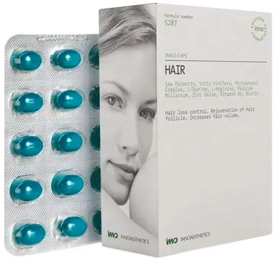 Харчова добавка проти випадіння волосся - Innoaesthetics Hair Caps