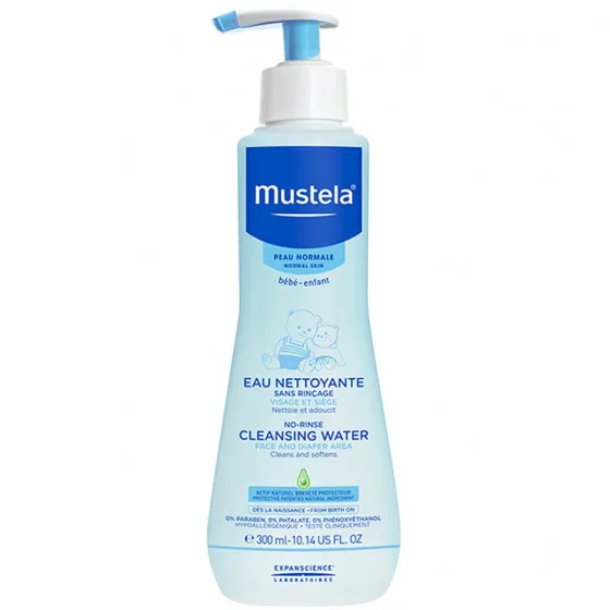 Рідина для очищення чутливої шкіри - Mustela No-Rinse Soothing Cleansing Water