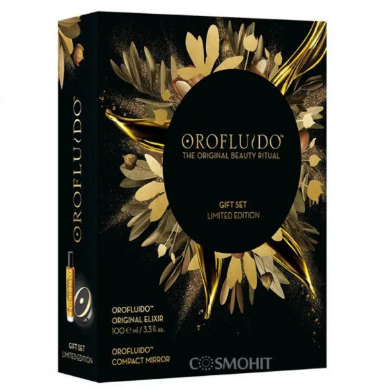 Orofluido Original Compact Mirror Pack - Лімітований подарунковий набір (Еліксир + Дзеркало)