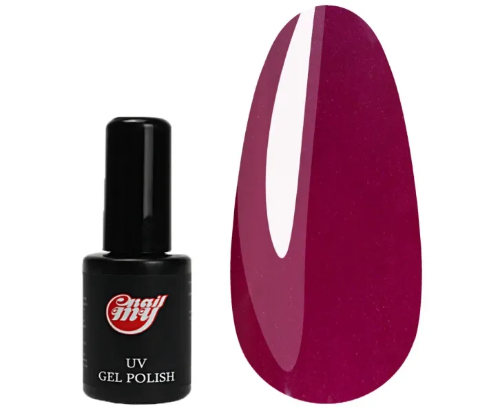 Гель-лак MY Nail №023 - темно-малиновий з перламутром, 7 мл (0094546)