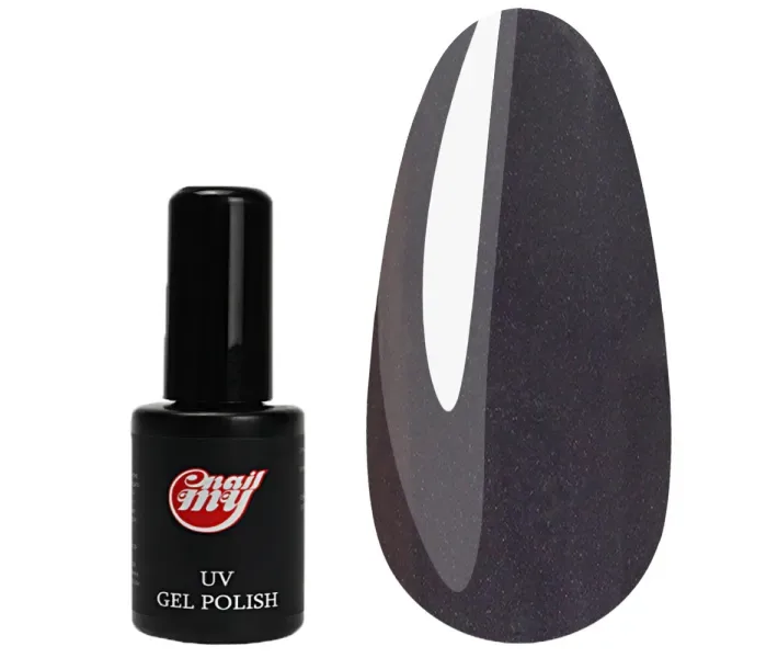 Гель-лак MY Nail №017 - темно-фіолетовий з легким мікроблиском, 7 мл (0094540)