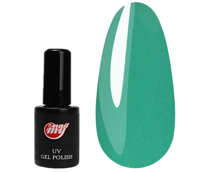 Гель-лак MY Nail №032 - аквамарин з мікроблиском, 7 мл (0094823)