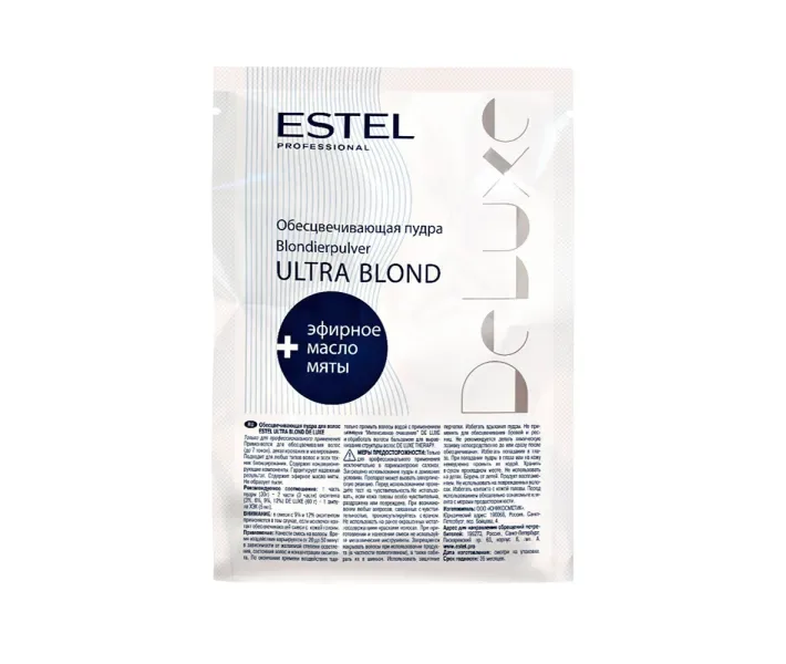 Знебарвлююча пудра Estel Ultra Blond Deluxe
