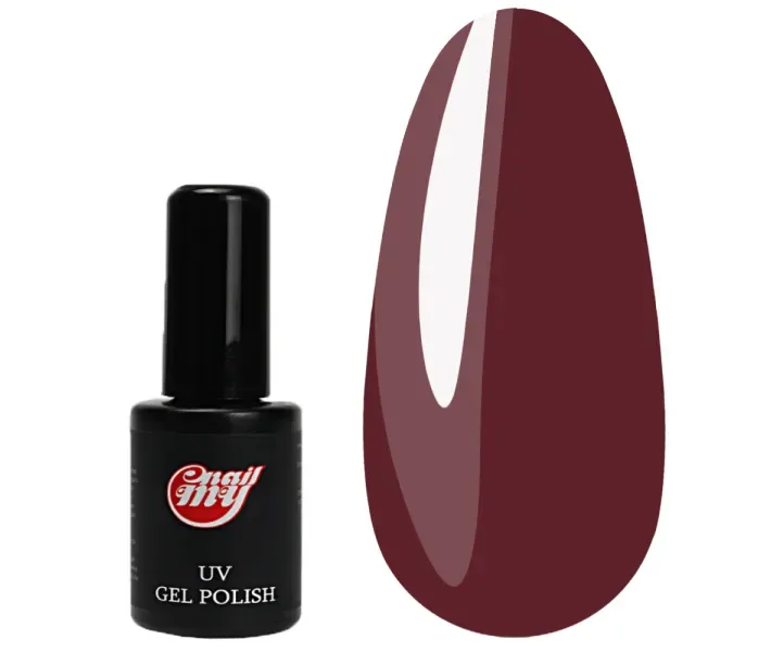 Гель-лак MY Nail №043 - бордово-коричневий, 7 мл (0094825)