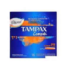 Тампони Тампакс COMPAK супер-плюс №16