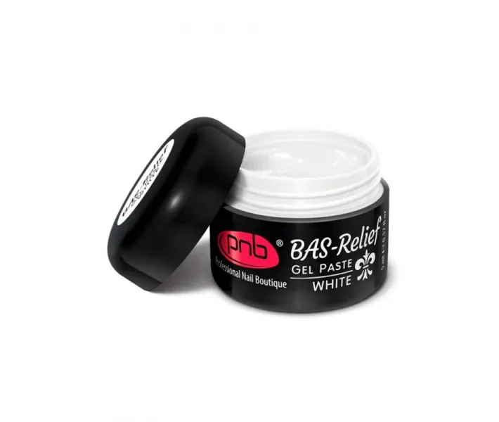 Гель-паста барельеф PNB Gel Paste Bas-Relief - белая, 5 мл (0083678)