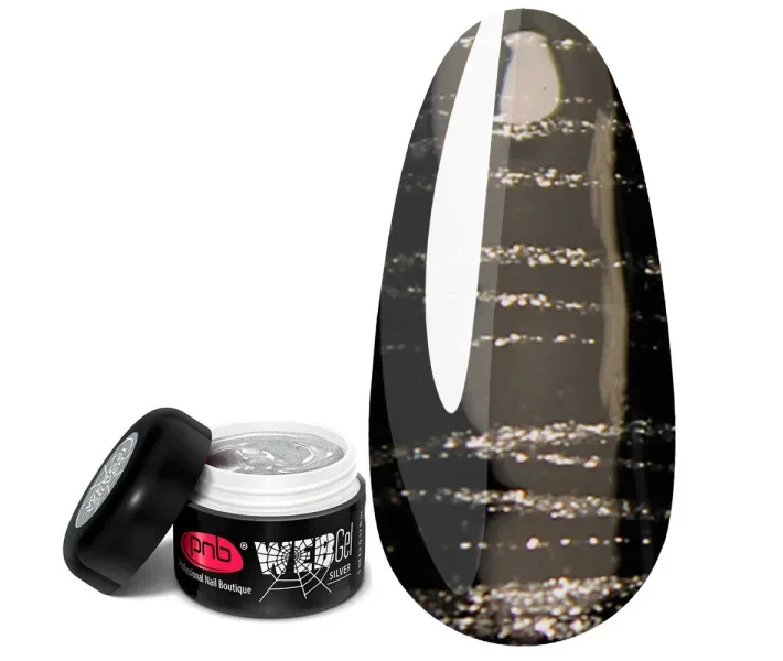 Гель-павутинка PNB UV/LED WebGel - срібло, 5 мл (0080919)