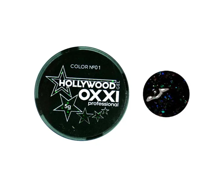 Глиттер-гель Oxxi Hollywood