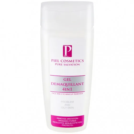 Piel Pure Salvation Gel Demaquillant 4in1 Face and Eye Makeup Remover - Гель для зняття макіяжу для проблемної шкіри, глибоке очищення