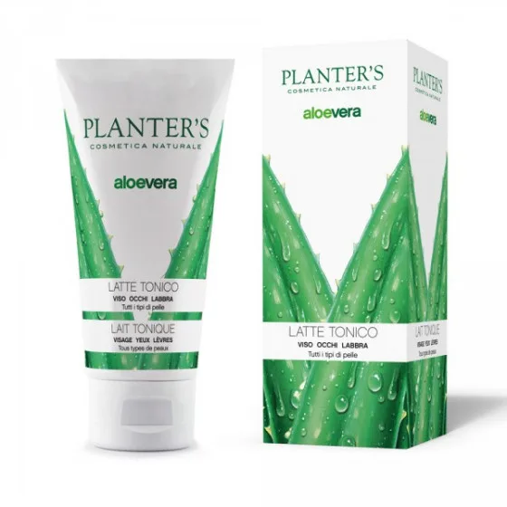 Planter's Aloe Vera Toning Milk Face Eyes Lips - Тонізуючу молочко для обличчя, очей і губ