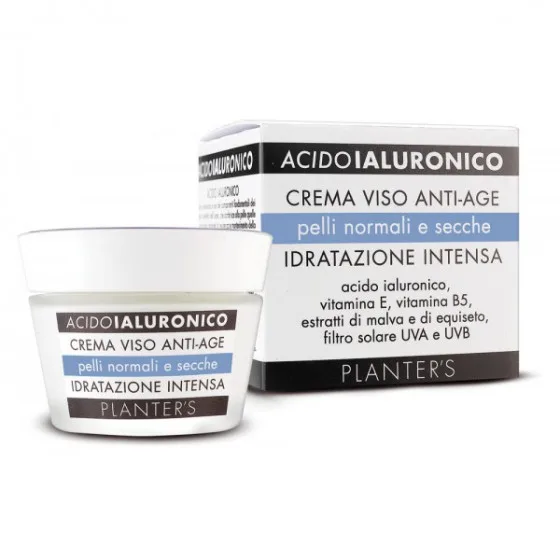 Planter's Hyaluronic Acid Anti-Age Face Cream Intense Hydrating - Крем для обличчя інтенсивне зволоження з гіалуроновою кислотою
