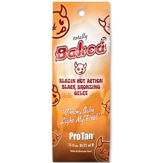 Pro Tan Totally Baked Blazin Hot Action Black Bronzing Gelee - Лосьйон для засмаги з тінгл-ефектом