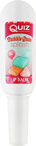 Quiz Cosmetics Lip Balm Tube "Bubble Gum Splash" - Бальзам для губ