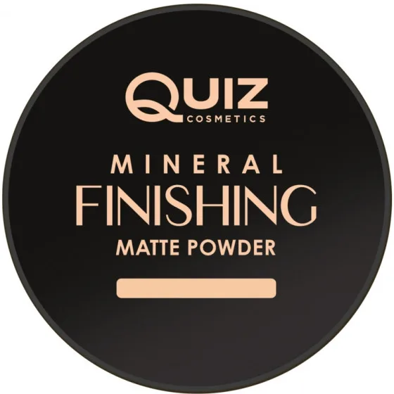 Quiz Cosmetics Mineral Finishing Matte Powder - Мінеральна матуюча фінішна пудра для обличчя