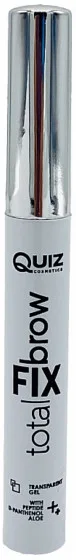 Quiz Cosmetics Total Fix Brow - Гель для брів прозорий фіксуючий