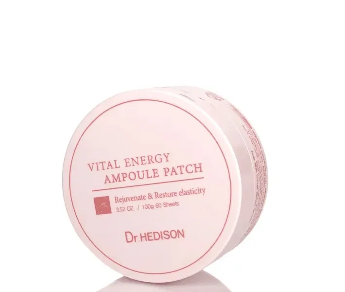 Профессиональные патчи Dr.Hedison Vital Energy с волюфилином и пептидами для регенерации и осветления кожи вокруг глаз, 60 шт (0095089)