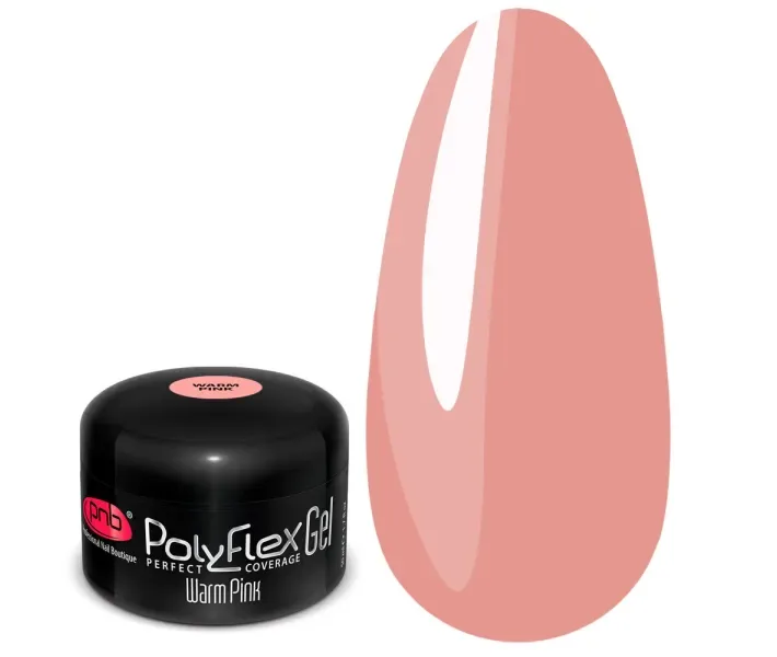 Полифлекс гель PNB PolyFlex Gel Warm Pink - теплый розовый, 15 мл (0076339)