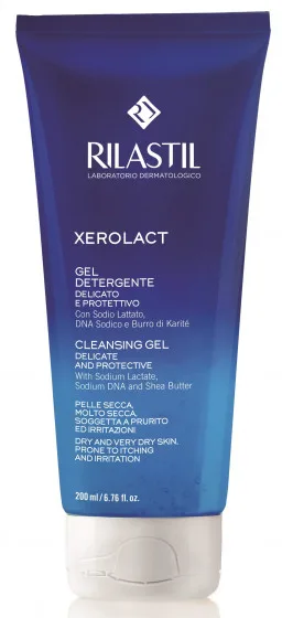 Rilastil Xerolact Cleansing Gel - Делікатний очищуючий гель для тіла