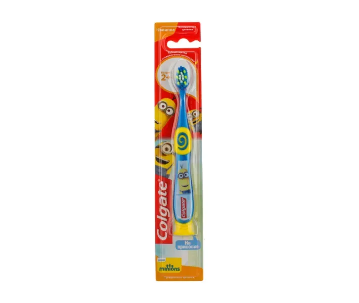 Зубна щітка дитяча Colgate Minions 2+, суперм'яка