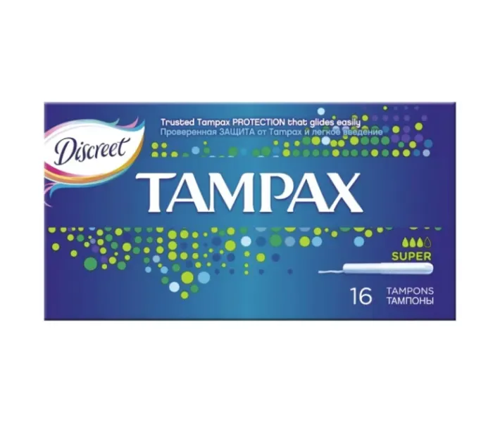 Тампони Tampax Super, 16 шт.