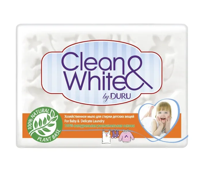 Мило господарське дитяче Duru Clean&White, 125 г