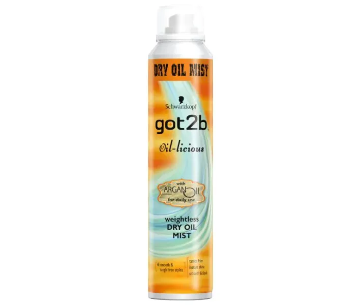 Спрей-олія для волосся Schwarzkopf Got2b з маслом Аргана, 200 мл
