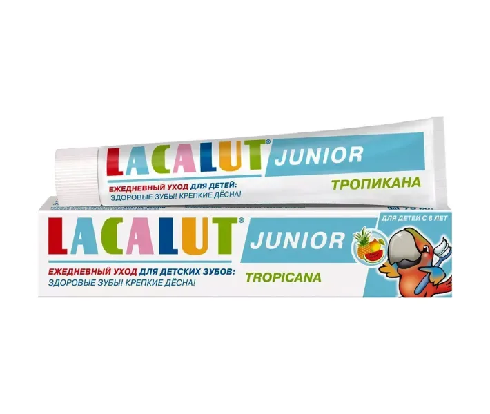 Зубна паста Lacalut Junior Тропікана, 75 мл