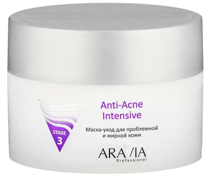 Маска-догляд для проблемної та жирної шкіри Aravia Professional Anti-Acne Intensive 150 мл (6012)