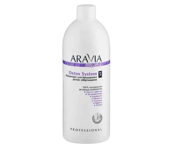 Концентрат для бандажної детокс обгортання Aravia Organic Detox System, 500 мл (7025)