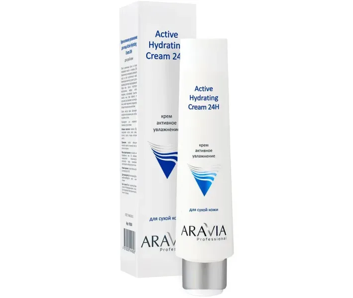 Крем для обличчя активне зволоження Aravia Professional Active Hydrating Cream 24H 100 мл (9004)