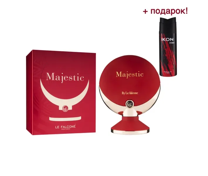 Парфумована вода для жінок Le Falcone Majestic 100мл (MM42202) + парфюмований чоловічий дезодорант Ikon Neo (MM43402) в подарунок!