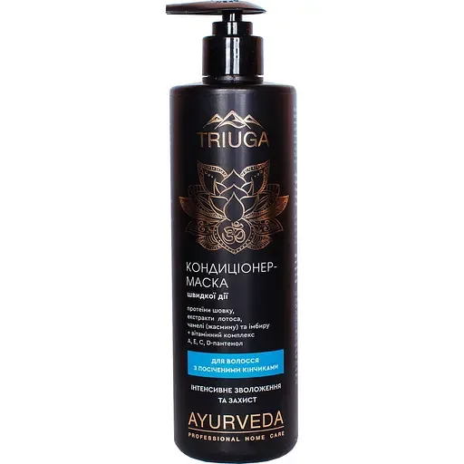 Кондиціонер-маска Triuga Ayurveda Інтенсивне зволоження та захист 500 мл