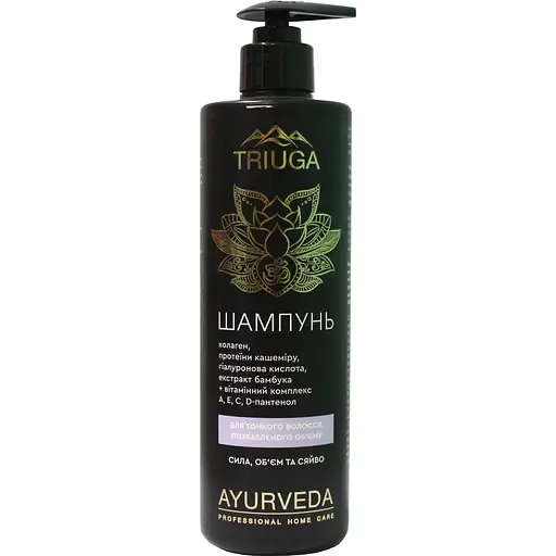 Шампунь Triuga Ayurveda Professional Home Care Сила, об’єм та сяйво 500 мл