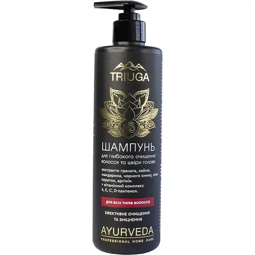 Шампунь Triuga Ayurveda Professional Home Care Ефективне очищення та захист 500 мл