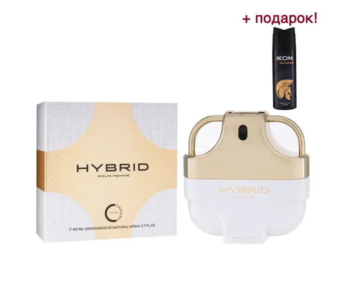 Парфумована вода для жінок Camara Hybrid (MM41206) + парфюмований чоловічий дезодорант Ikon Warrior (MM43408) в подарунок!