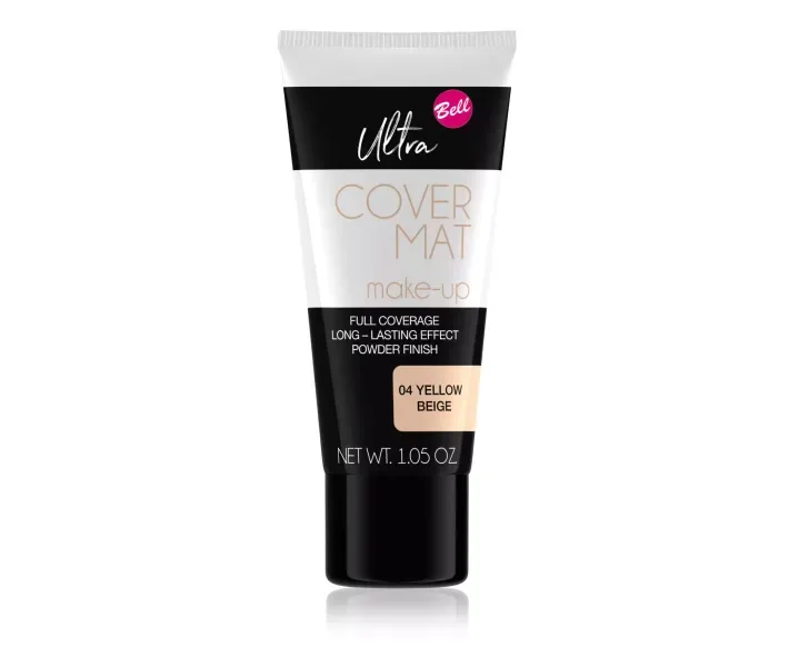 Флюїд Ultra Cover Mat Make-up Bell 30 г 04 жовтий бежевий (BF10149)