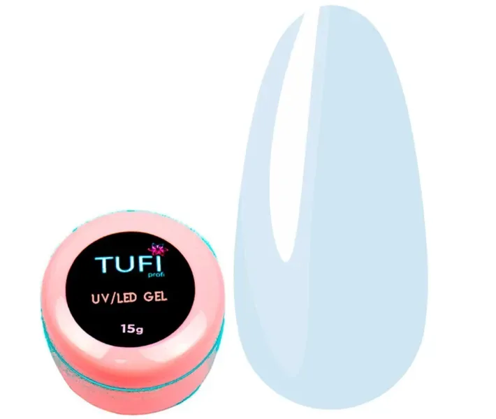 Жидкий гель для наращивания Tufi Profi UV/LED Gel Milk молочный 15 г (0093726)