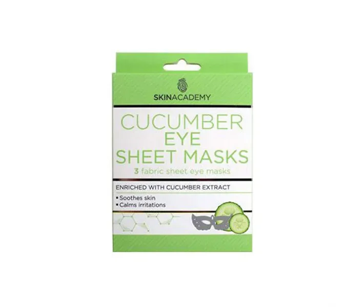 Тканинна маска навколо очей Skin Academy Cucumber 3 шт