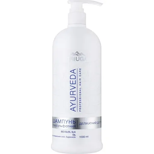 Шампунь Triuga Ayurveda Professional Hair Care Делікатний догляд безсульфатний 1 л