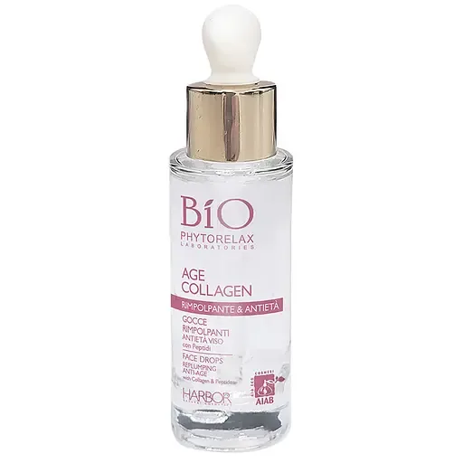 Сироватка-краплі Phytorelax Laboratories Bio Age Collagen Plumping Face Drops антивікова для обличчя 30 мл